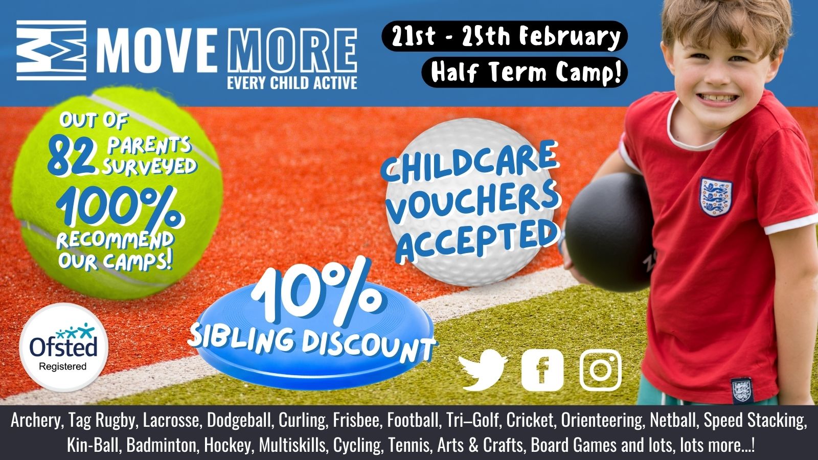 February Half Term Free Camp Places